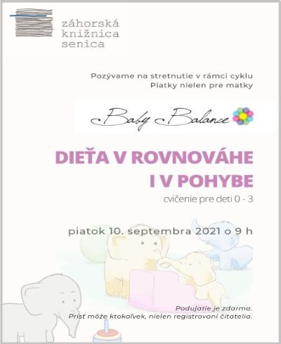 Baby balance - dieťa v rovnováhe i v pohybe